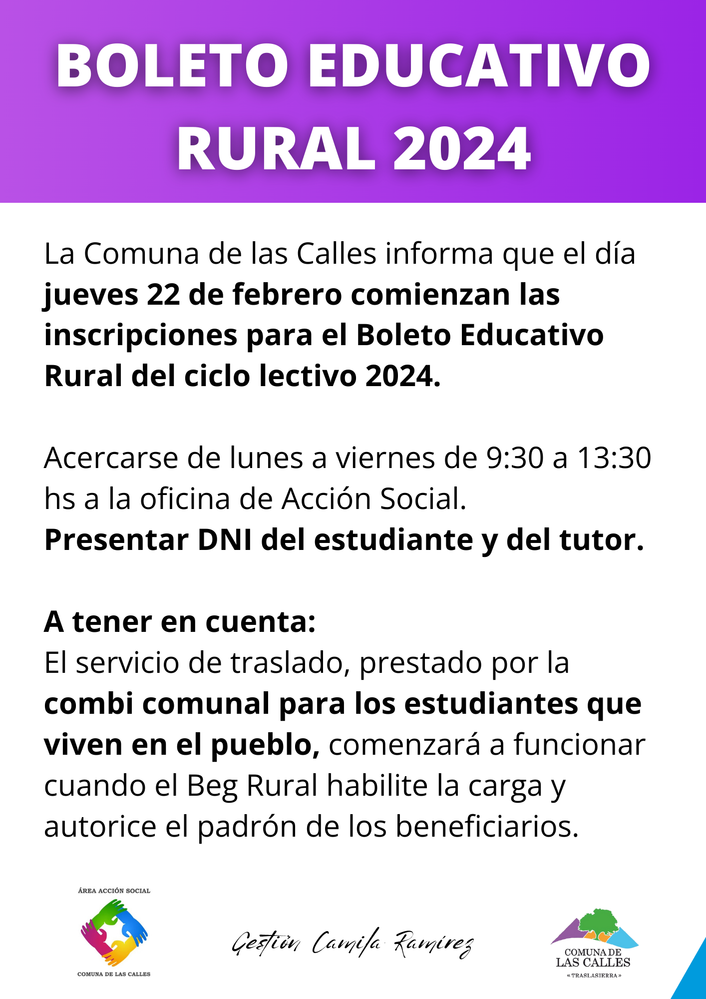 BOLETO EDUCATIVO RURAL